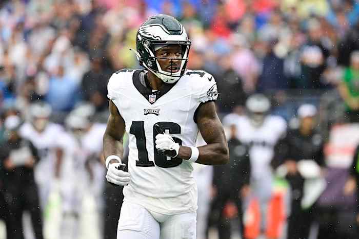 Philadelphia Eagles receiver Quez Watkins